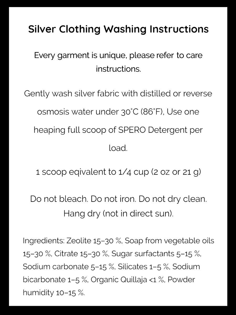 SPERO EMF Silver Clothing Detergent