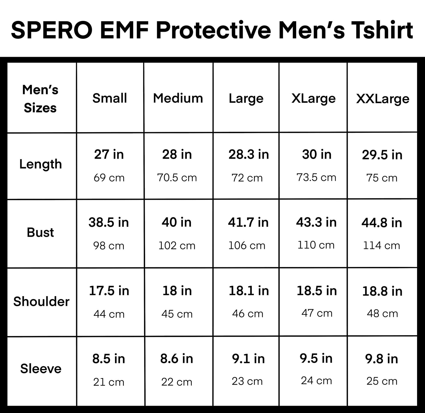 SPERO EMF Protective Men’s T-shirt
